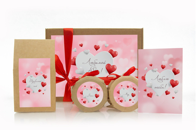 Именной набор на 14 февраля "Craft Tea Lite" te31 - 3 - 14 февраля - EcoGift.by