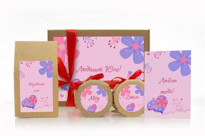 Именной набор на 14 февраля "Craft Tea Lite" te31 - 2 - 14 февраля - EcoGift.by