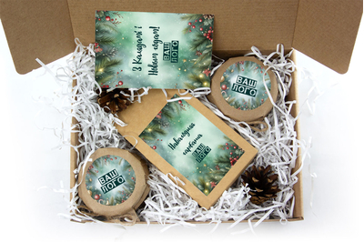 Внутреннее оформления корпоративного подарка с чаем арт.: te31_001