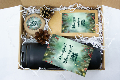 Внутреннее оформления корпоративного подарка с чаем арт.: te32_001