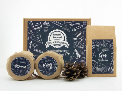 именной подарочный набор на День учителя