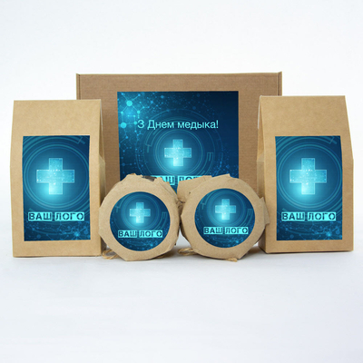 Подарочные боксы для медработников с логотипом te485