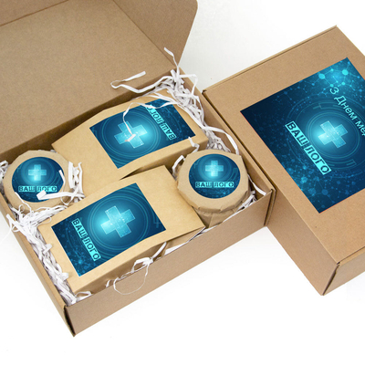 Подарочные боксы для медработников с логотипом te485