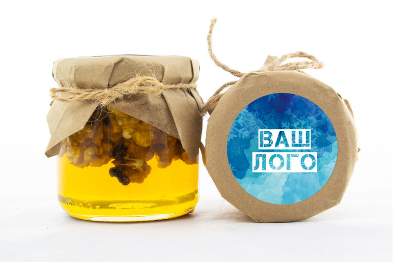 Грецкий орех с медом с логотипом арт.: me380_017
