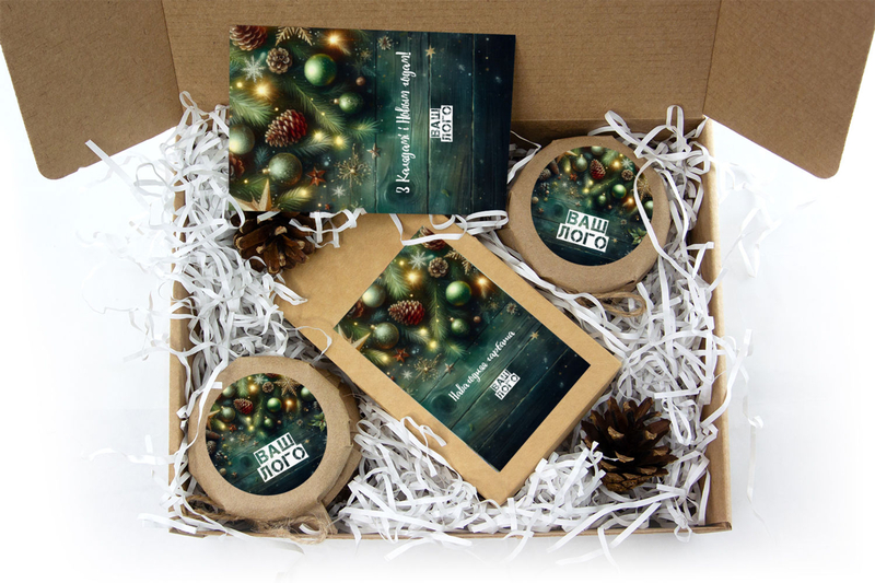 Внутреннее оформления корпоративного подарка с чаем арт.: te31_003