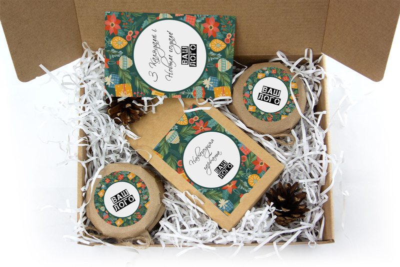 Внутреннее оформления корпоративного подарка с чаем арт.: te31_006