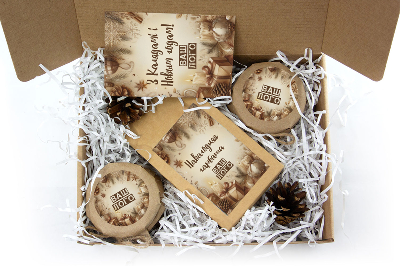 Внутреннее оформления корпоративного подарка с чаем арт.: te31_008