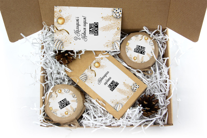 Внутреннее оформления корпоративного подарка с чаем арт.: te31_009