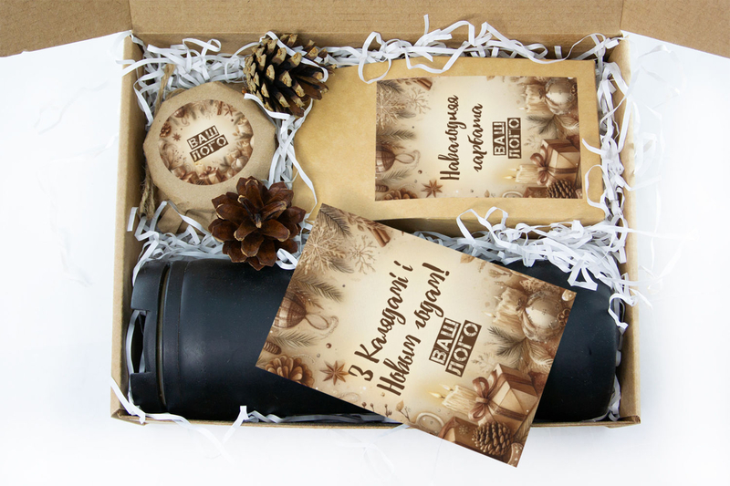 Внутреннее оформления корпоративного подарка с чаем арт.: te32_008