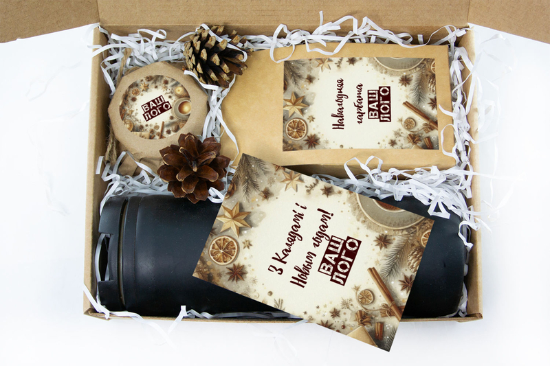 Внутреннее оформления корпоративного подарка с чаем арт.: te32_013