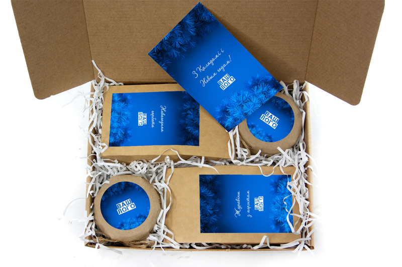 Внутреннее оформления корпоративного подарка с чаем арт.: te33_020