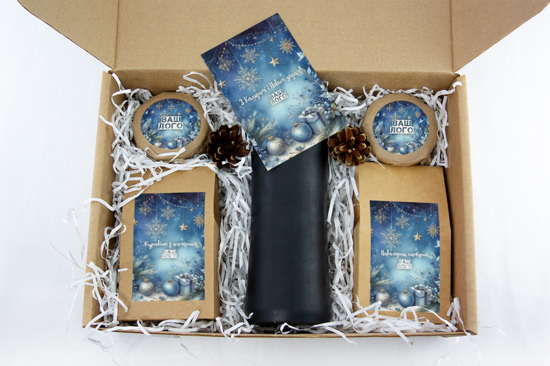 Внутреннее оформления корпоративного подарка с чаем арт.: te35_004