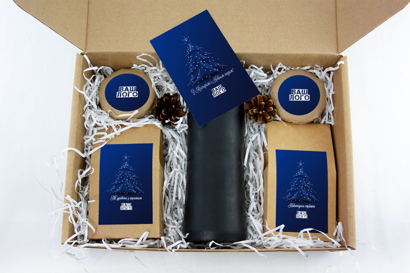 Внутреннее оформления корпоративного подарка с чаем арт.: te35_012