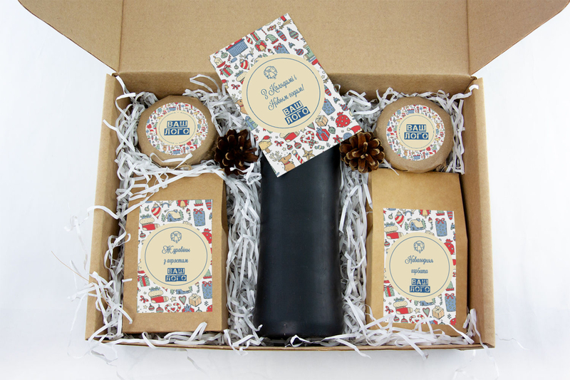 Внутреннее оформления корпоративного подарка с чаем арт.: te35_016