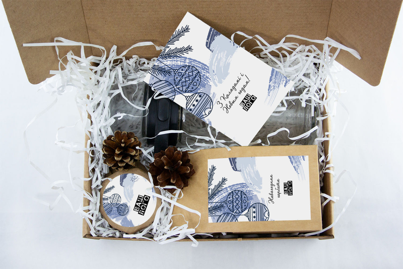 Внутреннее оформления корпоративного подарка с чаем арт.: te52_018