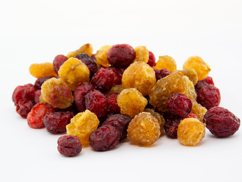 Вяленая клюква с крыжовником